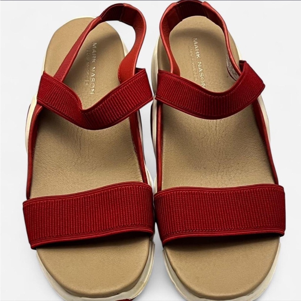 Mark Nason x Sketchers Neo Block Catalina Platform Sandals, Size 9